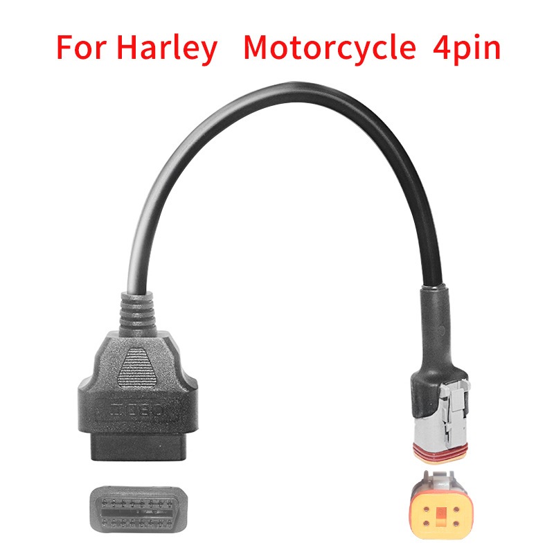 for HarleyDavidson Motorcycle Tester Diagnostic Scanner4 Pin To 16 Pin