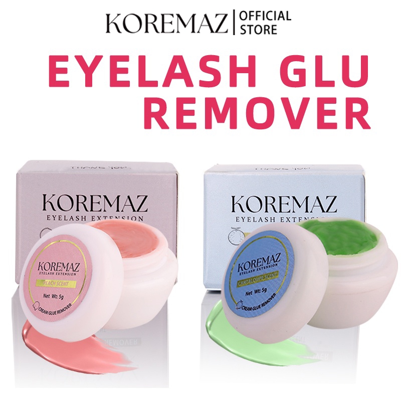 KOREMAZ 5g Cantaloupe Scent Professional Eyelashes Glue Remover， Zero ...