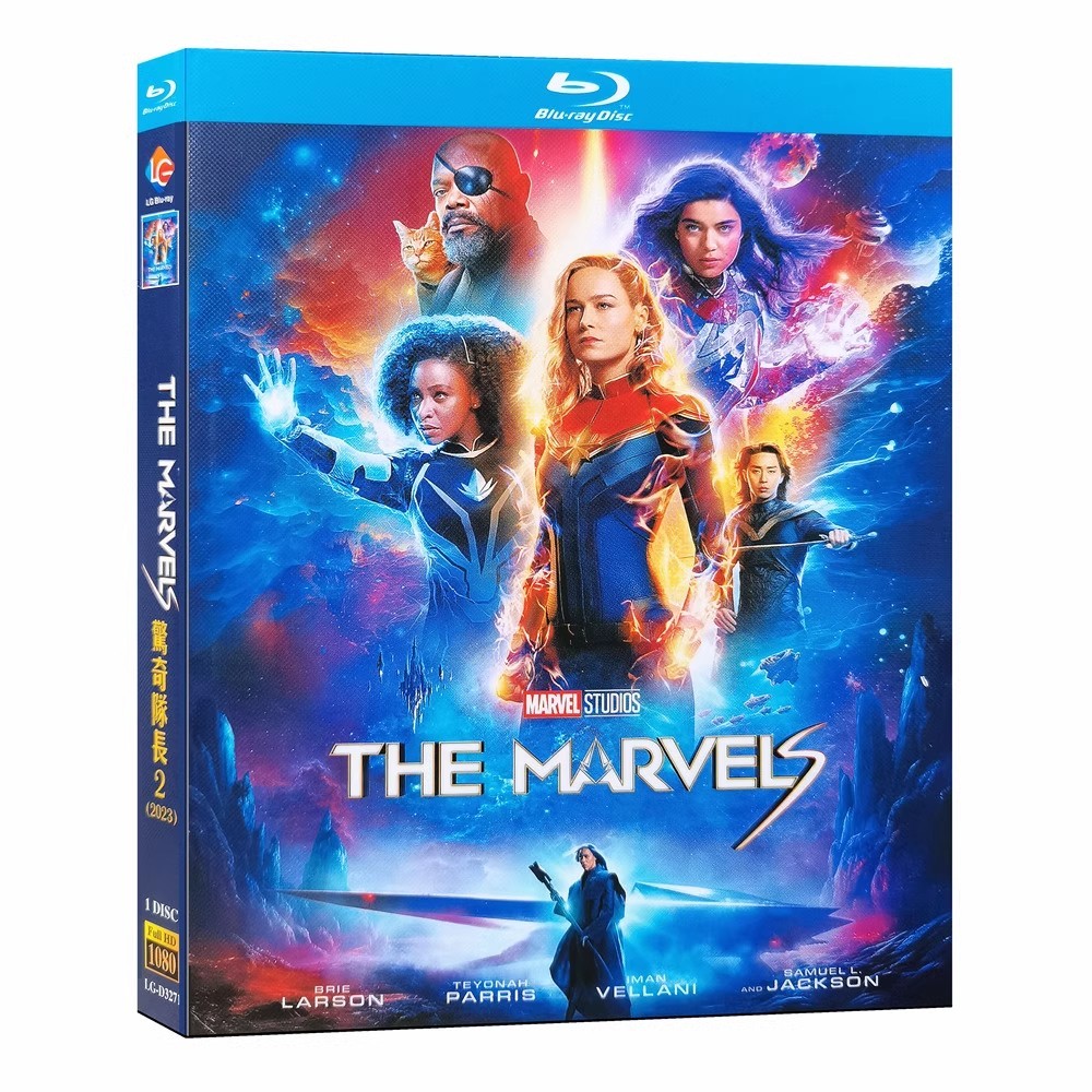 2023 Blu-ray Marvel Movie The Marvels 1080P Hobby Collection | Shopee ...