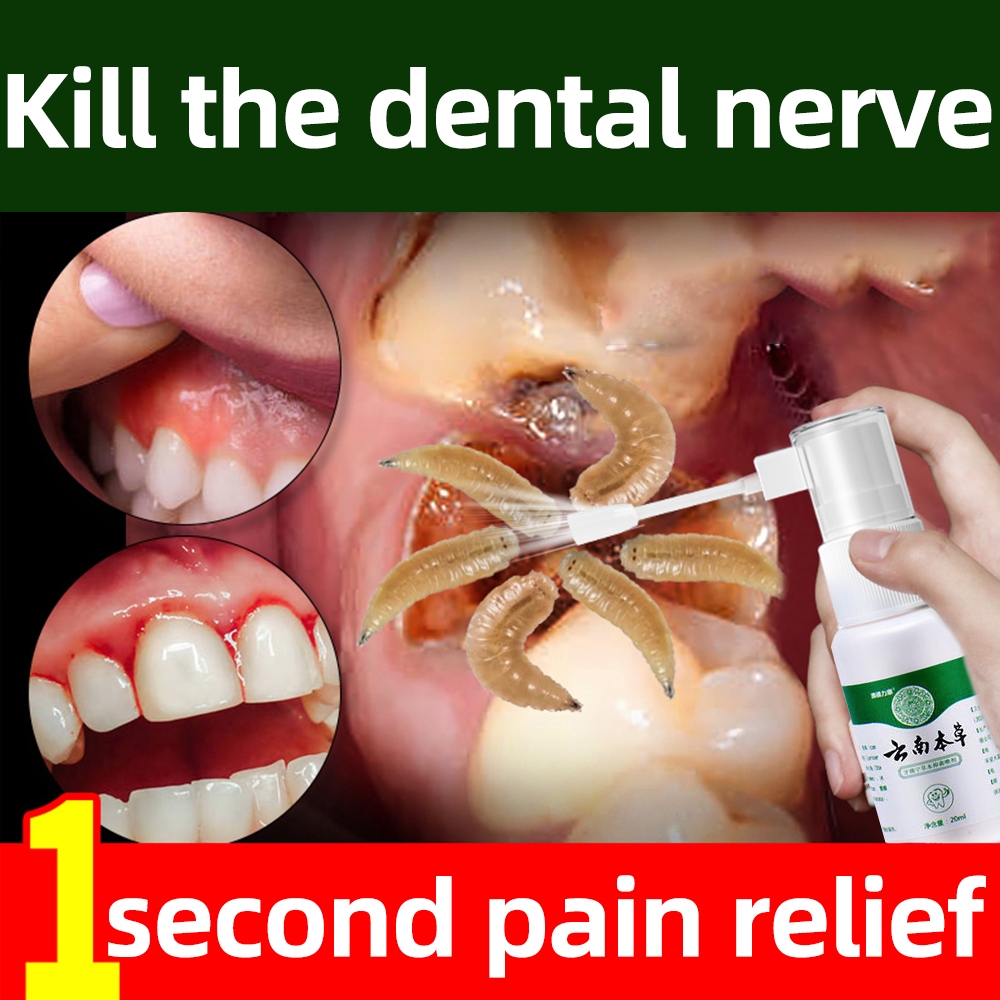 Toothache Spray Teeth Pain Relief Care Gum Inflammation &Swelling Periodontitis Treatment 20ml