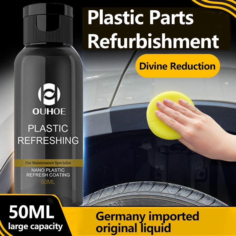 Car Interior Crystal Plating black plastic restorer 50ml Plastic and