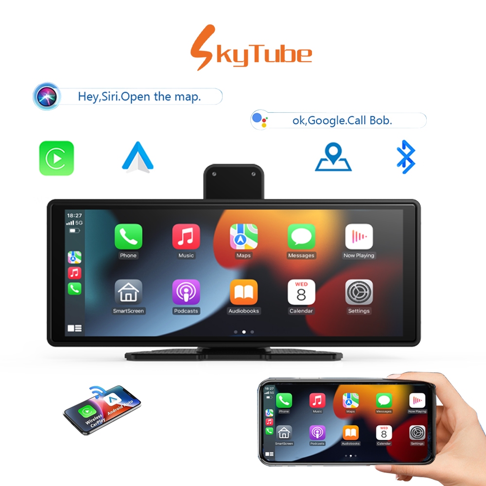 SkyTube Q10 Carplay Wireless Android Auto Bluetooth5.0 WIFI 4K Car