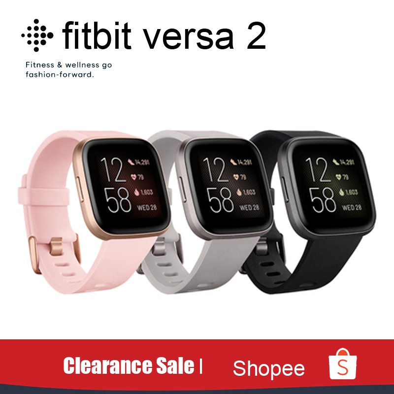 Fitbit Versa 2 Smart Watch Fitness Heart Rate Tracker Waterproof Smartwatch fitness activity tracker band Box Sealed