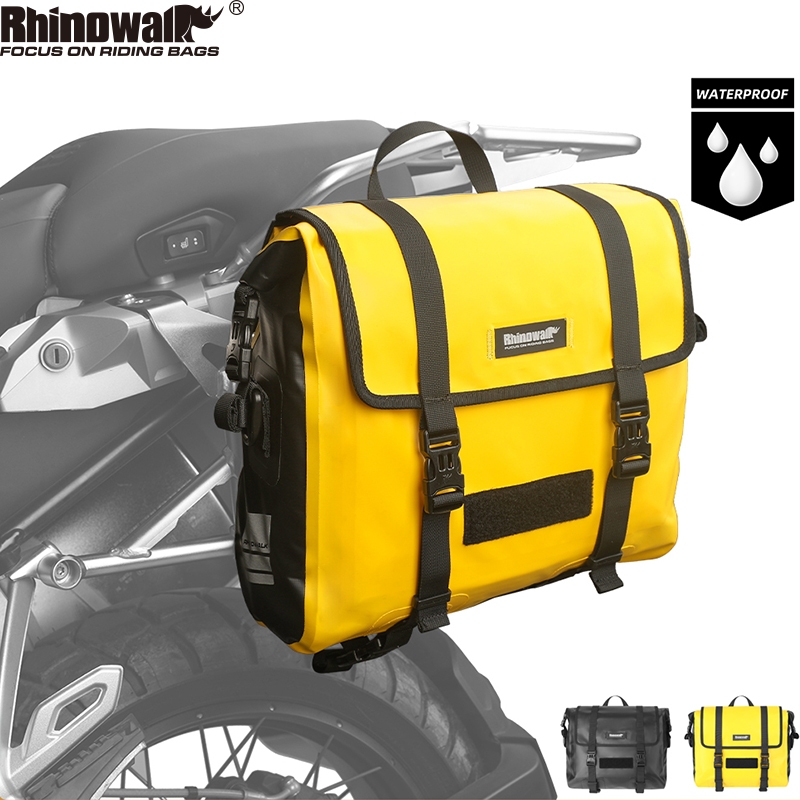 Rhinowalk 15L Waterproof motorcycle quickrelease saddle bag Multifunctional motorcycle storage