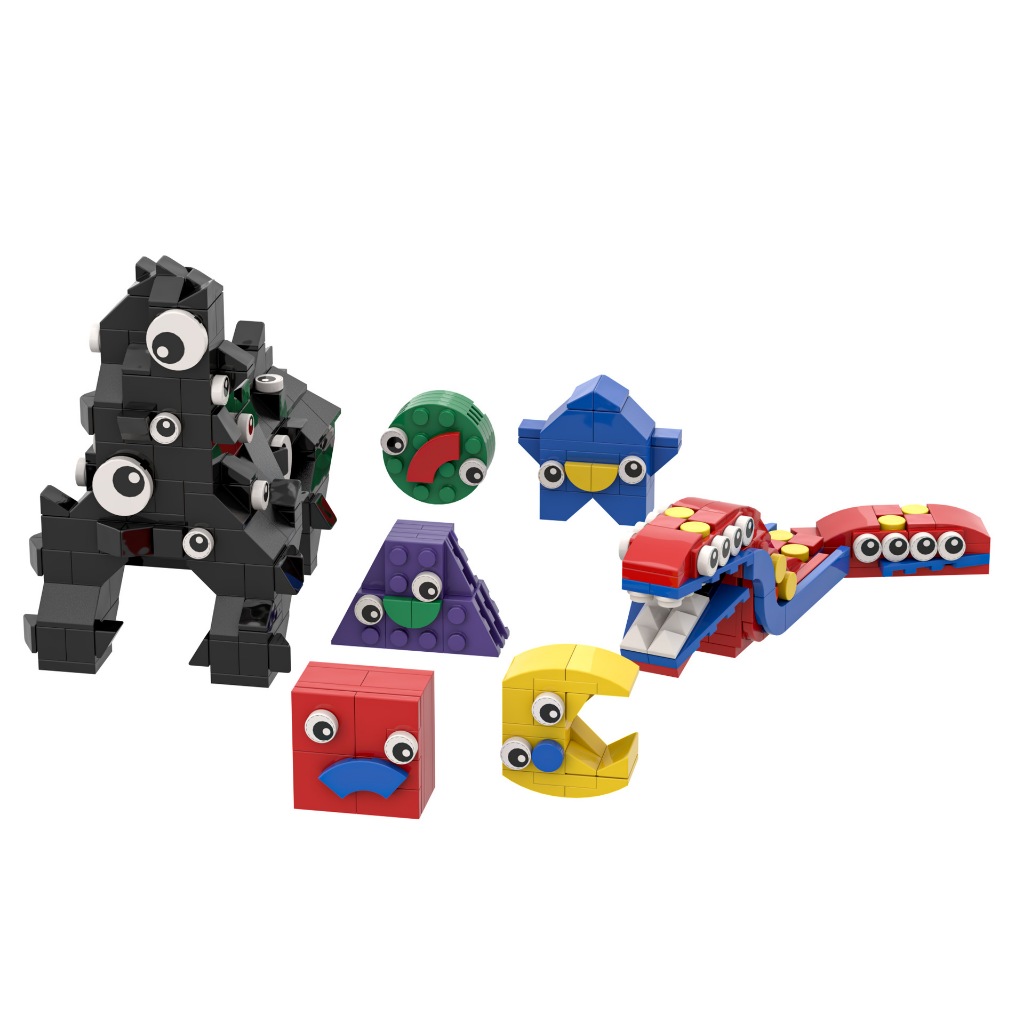 The Amazing Digital Circus Model Animated Comedy Building Blocks