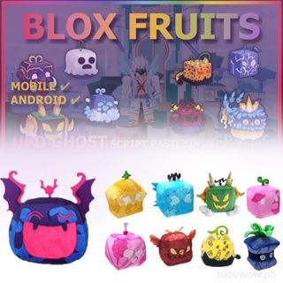 Blox Fruits Plush Blox Fruits Rubber Plushies Toy for Game Fans