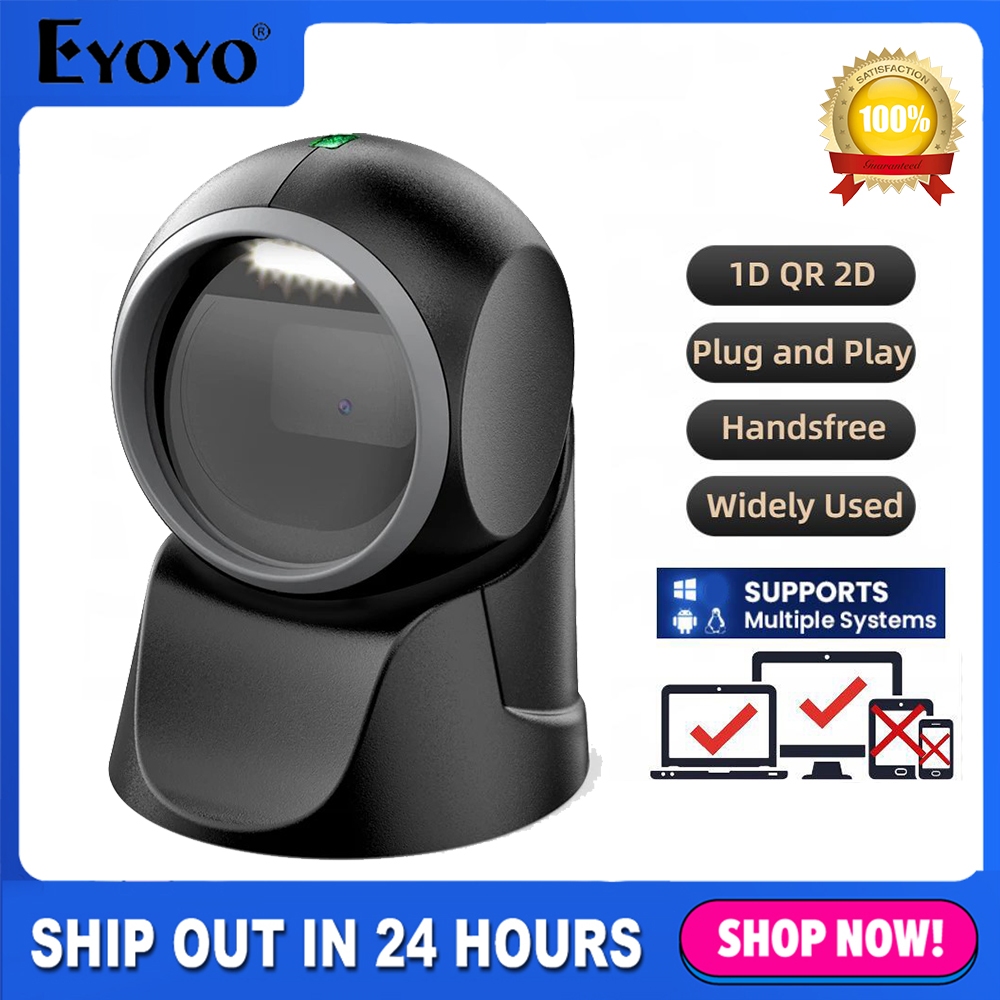 Evnvn 1D 2D Barcode Scanner Strong Decoding Capability Automatic