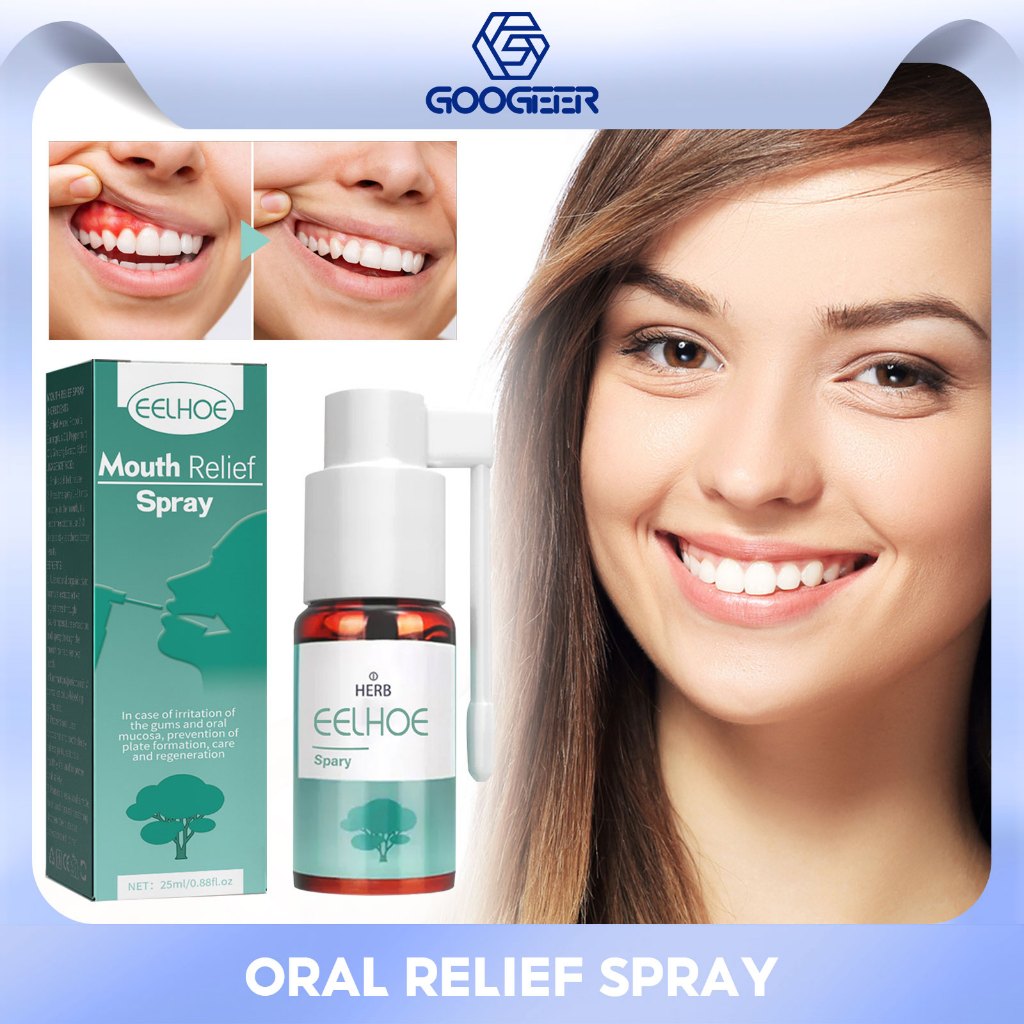 EELHOE Oral Ulcer Spray Mouth Relief Spray Toothache Spray Treatment ...