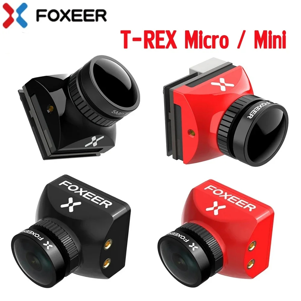 Foxeer T-Rex Mini T-Rex Micro 1500TVL 6ms Low Latency CMOS 2MP 4:3/16:9 ...