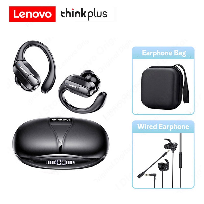 Lenovo XT80 Sport Bluetooth Earphones Wireless Headphones with Mic HiFi ...