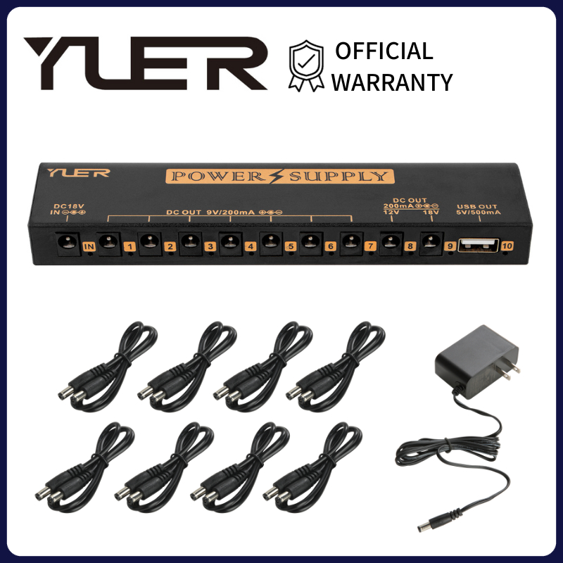 [OFFICIAL ] YUER Pedal Power Supply For Guitar Effect Pedals Power