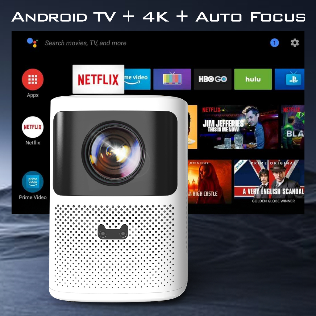 Proiettore Lonnovix L8 4K – 800 ANSI, Native 1080P, WiFi 6, Bluetooth 5.3, Autofocus E Correzione 4D ±50°