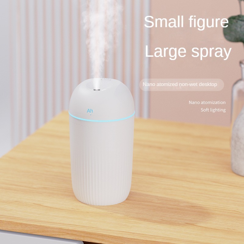 Youmiai Air Purifier Ultrasonic Humidifier Colorful Led Light 