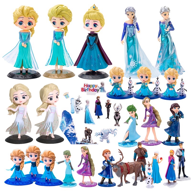 Frozen Elsa Anna Mermaid Cinderella Snow White Princess Frozen Theme ...