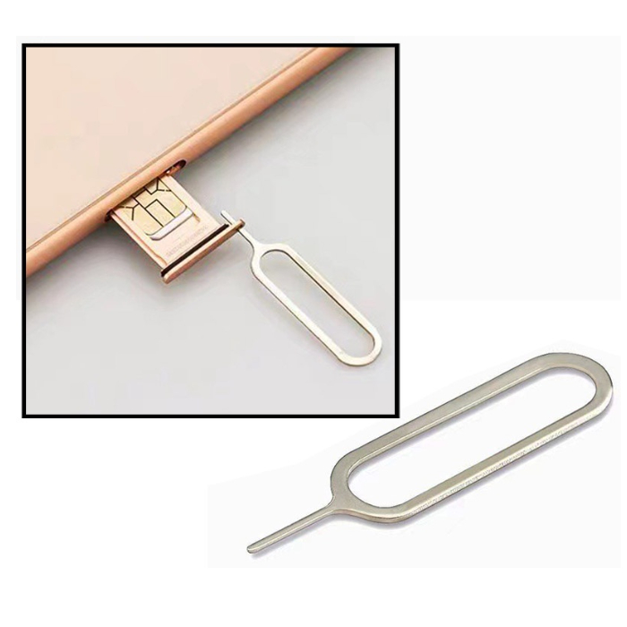 1 PCS Metal Sim Card Tray Removal Eject Pin Key Tool Ejector Needle For ...