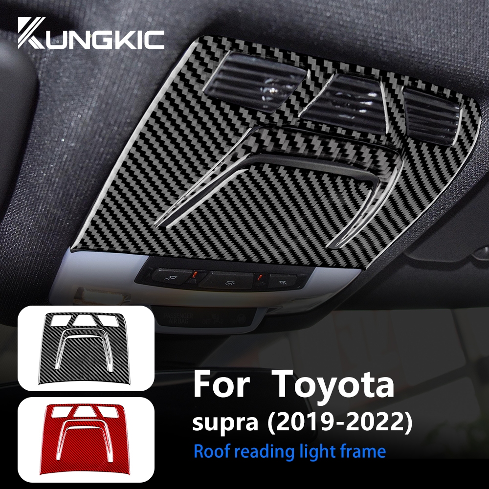 Copripannello Triangolo Finestra Anteriore Per Toyota Supra GR A90/A91 MK5 (2019-2022) - Effetto Fibra Di Carbonio, In ABS, Adesivo 3M