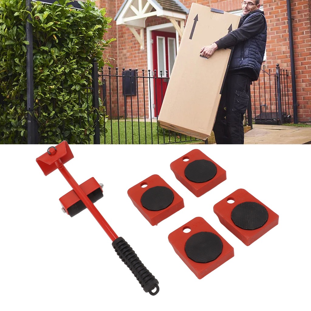 EASFurniture Mover Kit With Lifter Universal Wheels Heavy Duty Moving