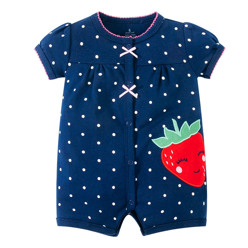 Baby Clothes Summer Short Sleeve Pure Cotton Baby Rompers Girls Cartoon 3 24M Infant Carter Jumpsuit Shopee Philippines