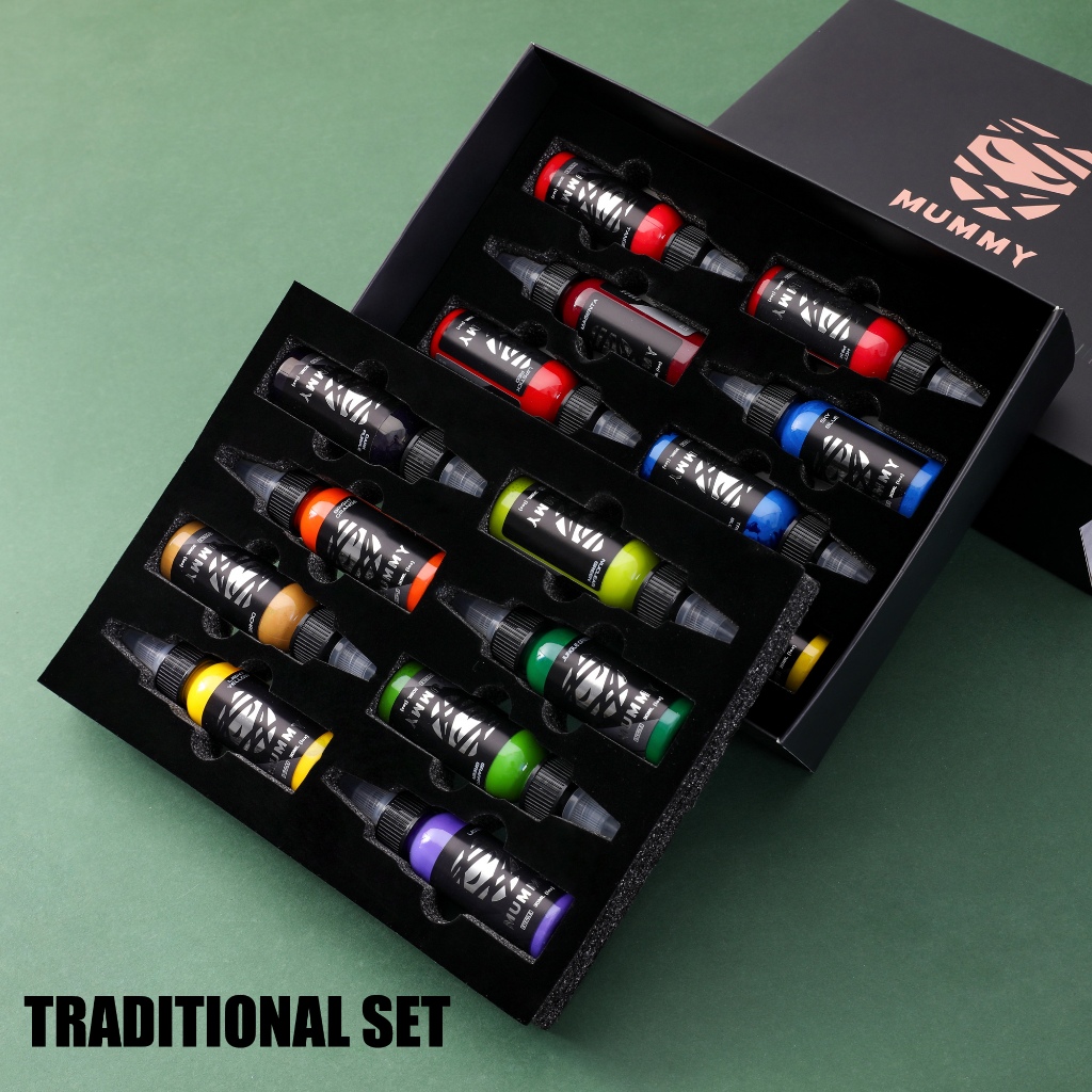 Mummy Professional Tattoo Ink Body Art Sterilized Permanent Coloring ...