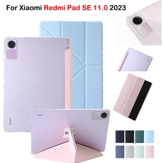 For Xiaomi Redmi Pad SE 11 2023 Flexible Soft Silicone Tablet Case Bumper  Black TPU Funda Back Cover