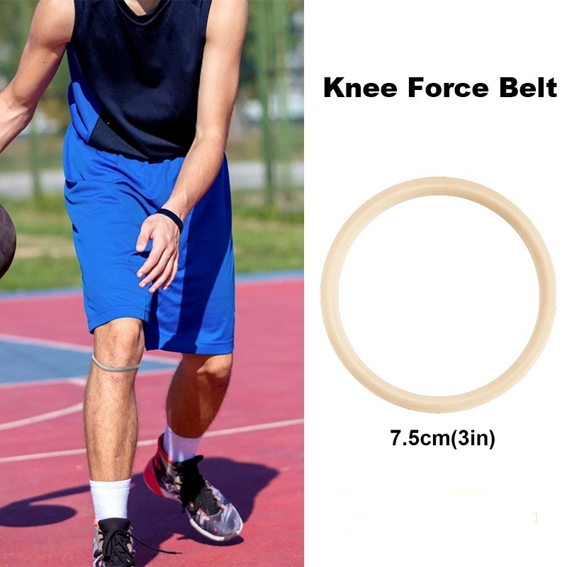 2Pcs Knee Force Belt Fine Patella With Basketball Knee Force Band High