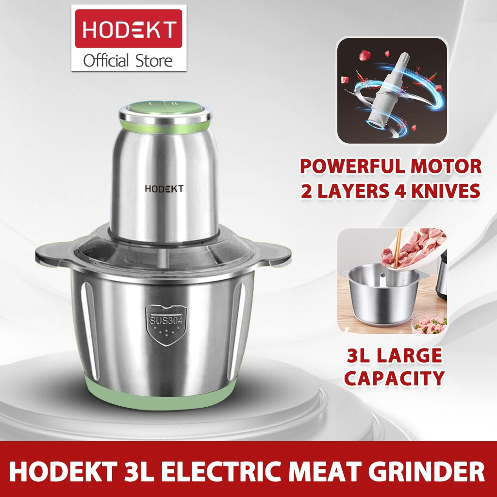 HODEKT 3L Electric Meat Grinder Multi Function Mincer Processor