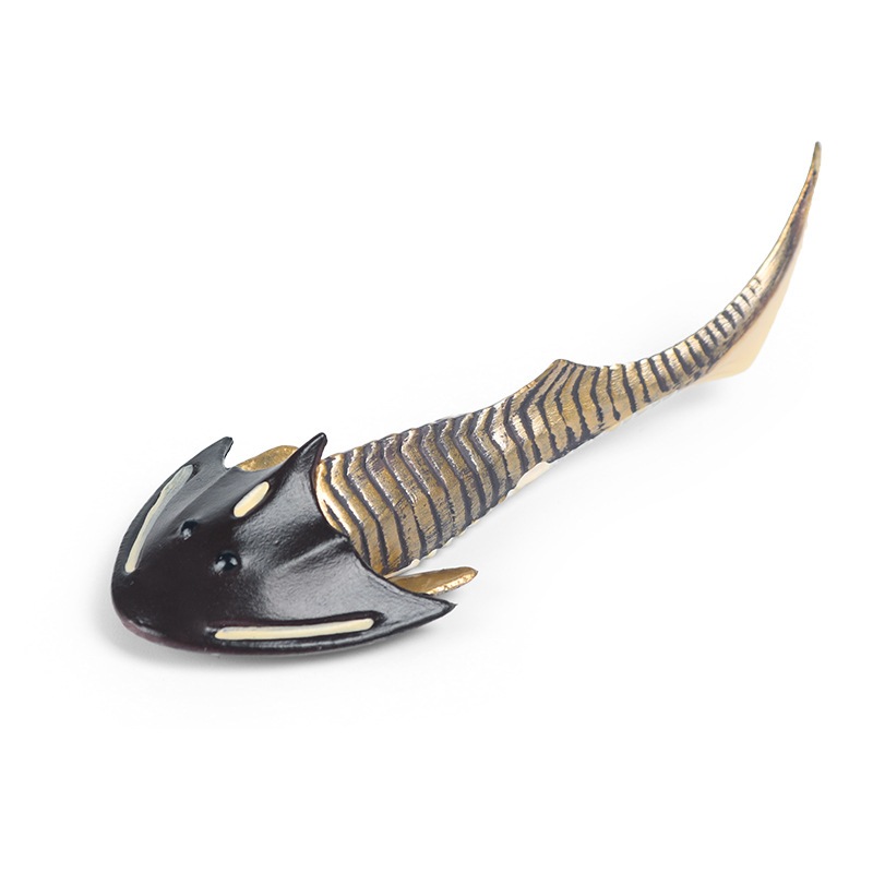 Simulated animal toy ancient animal model solid static Cephalaspis fish ...