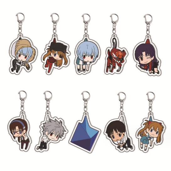Animation Merchandise Evangelion Acrylic Keychain eva Transparent ...