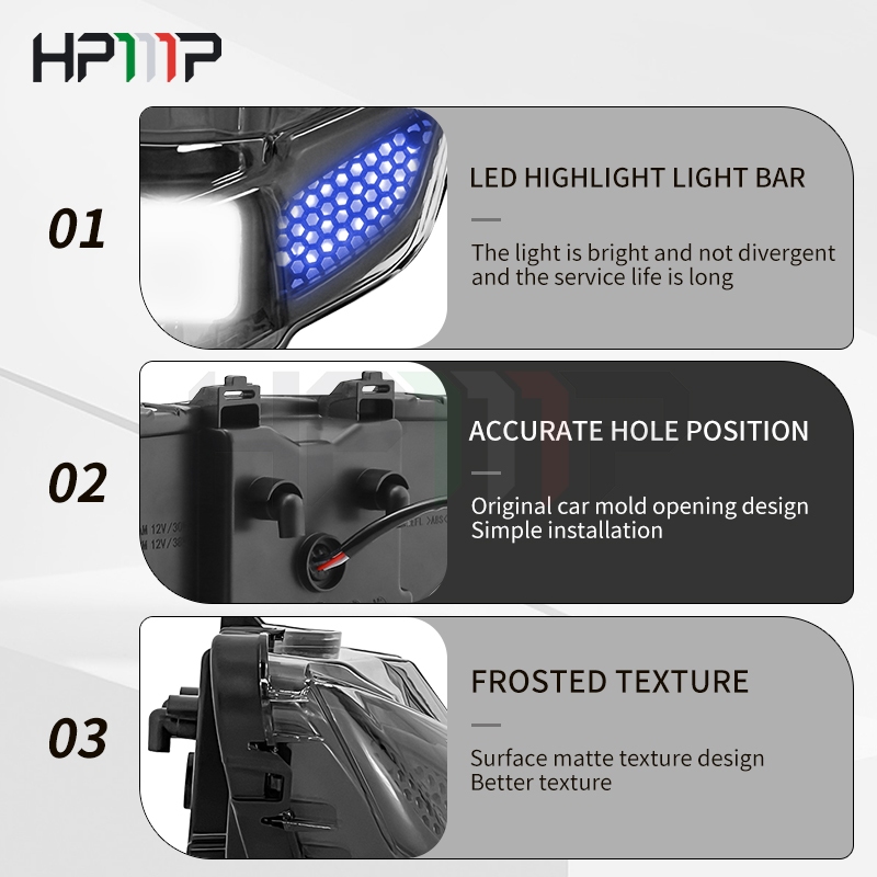 HPMP LC135 V8 Y15ZR V2 HEAD LAMP LED HEADLIGHT SUPER BRIGHT LAMP DEPAN ...