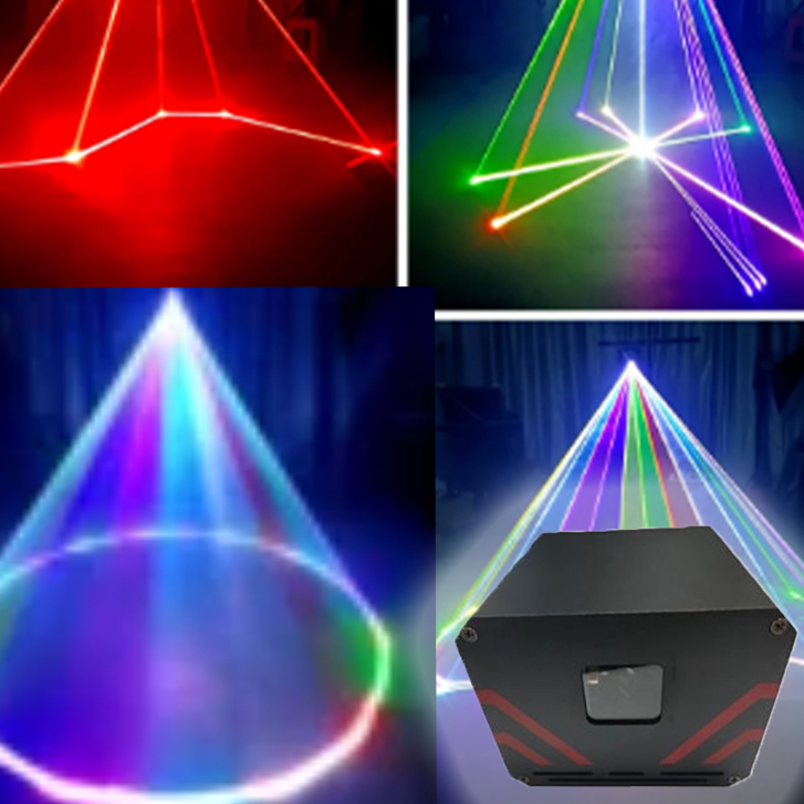 Full Color Voice Control Party Laser Home KTV Bar Stage Light Disco LED ...