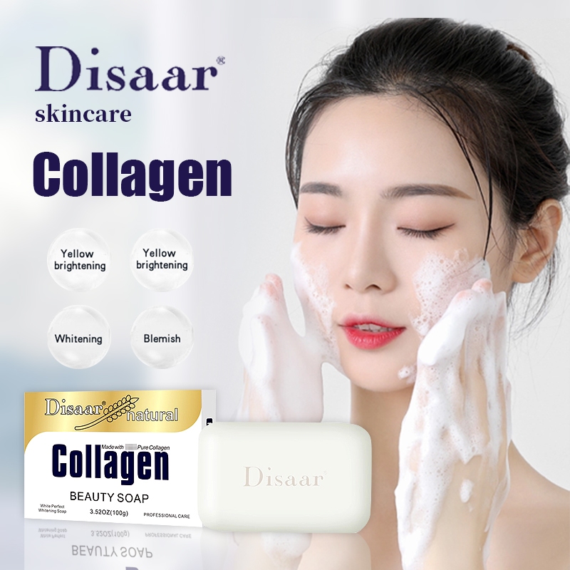 Disaar Collagen Whitening Soap Wrinkle Removal Anti Aging Intensive 