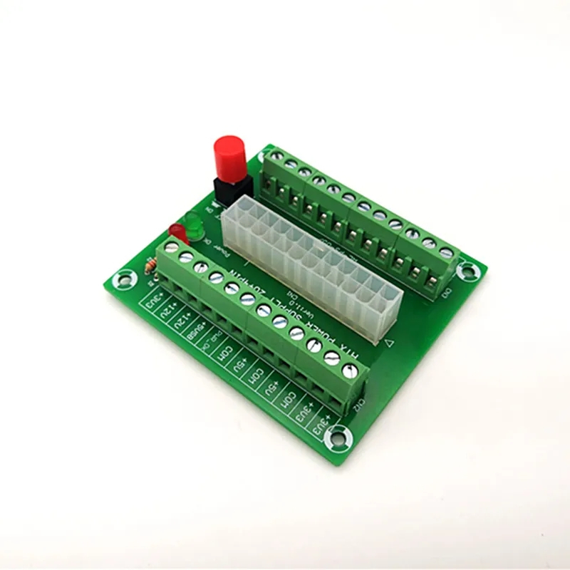 24/20pin ATX DC Power Supply Breakout Board Module 24Pin ATX to