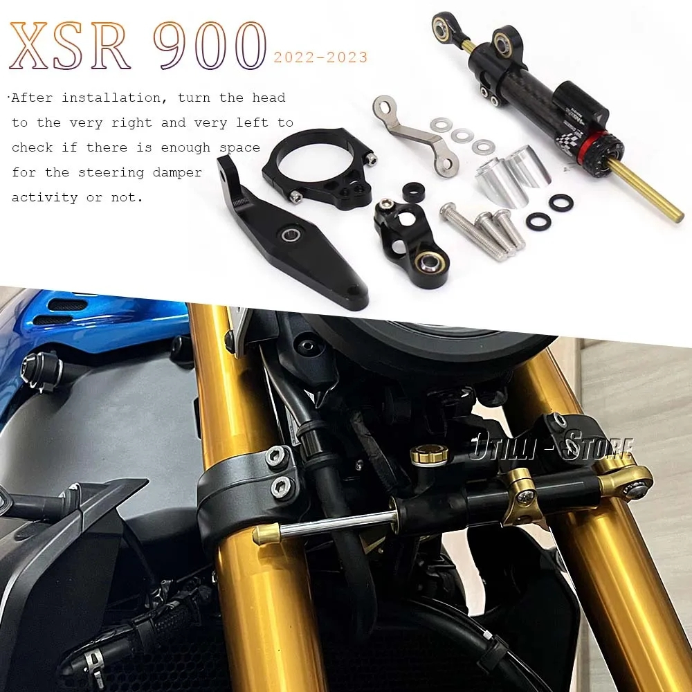 For YAMAHA XSR 900 XSR900 2022 2023 MT09 MT09 SP 2021 New 5 colors CNC Fiber Carbon Steering