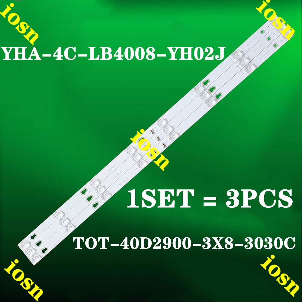 NEW 3PCS/SET For TCL 40INCH TV LED BACKLIGHT L40P1A-F Light Bar TOT ...