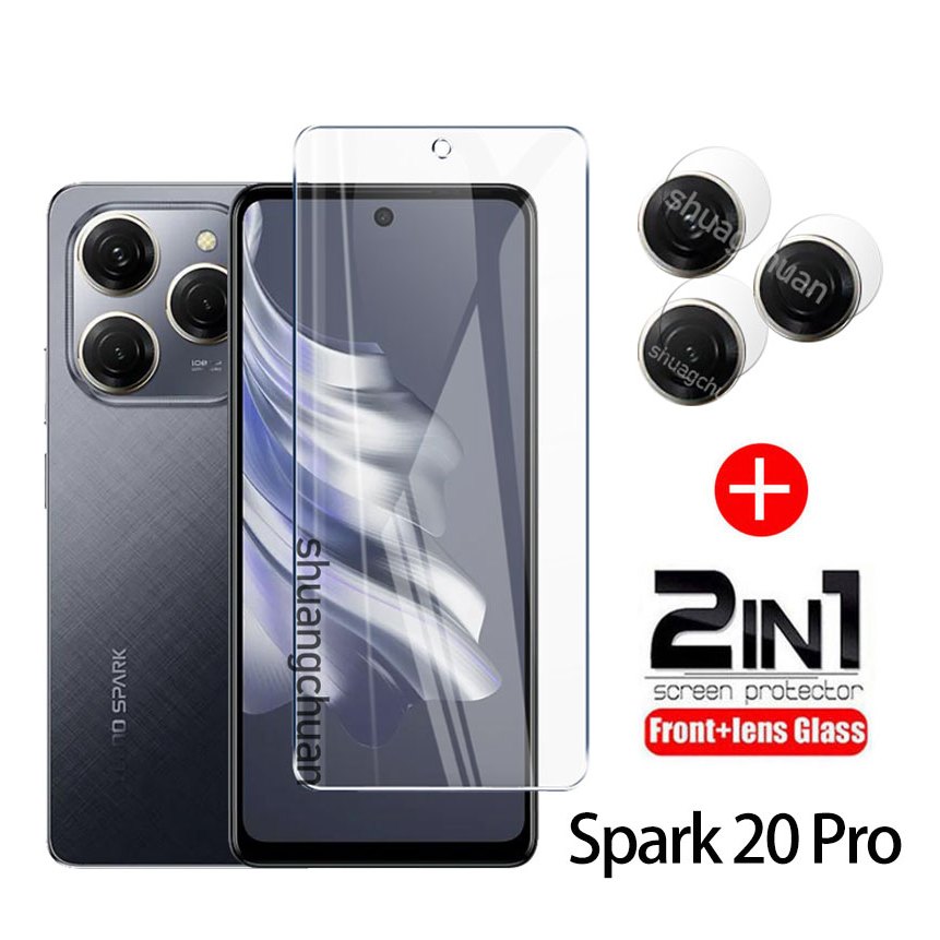 For tecno spark 20 pro tempered glass spark 20c spark 20 Screen ...
