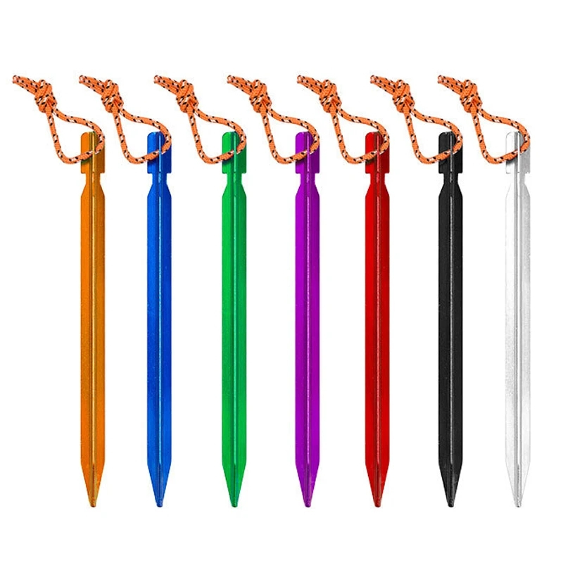 Aluminum tent pegs best sale