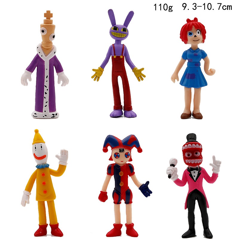 The Amazing Digital Circus Figure Set Pomni Jax Gangle Zooble Action ...
