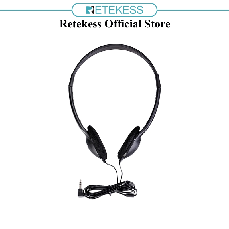 Retekess TT003 3.5mm Universal Headset for Tour guide system T130 T131