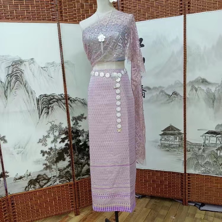 Pink Thai Traditional Dress Online Shop Experience Traditional