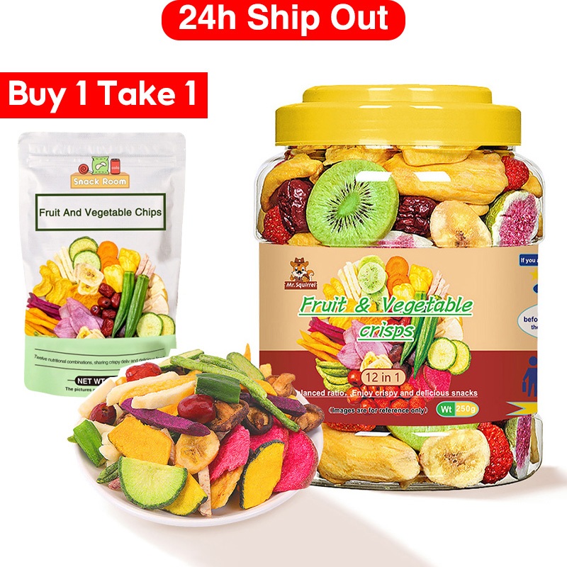 Mr Squirrel Vegetable Chips 12 in1 Dried Fruits and Vegetables Chips