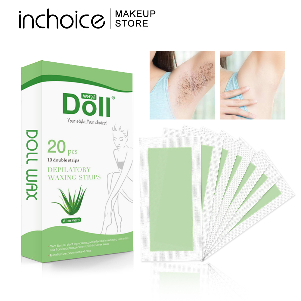 Hair Removal Wax Strips Facial Body Depilatory Disposable Paper for