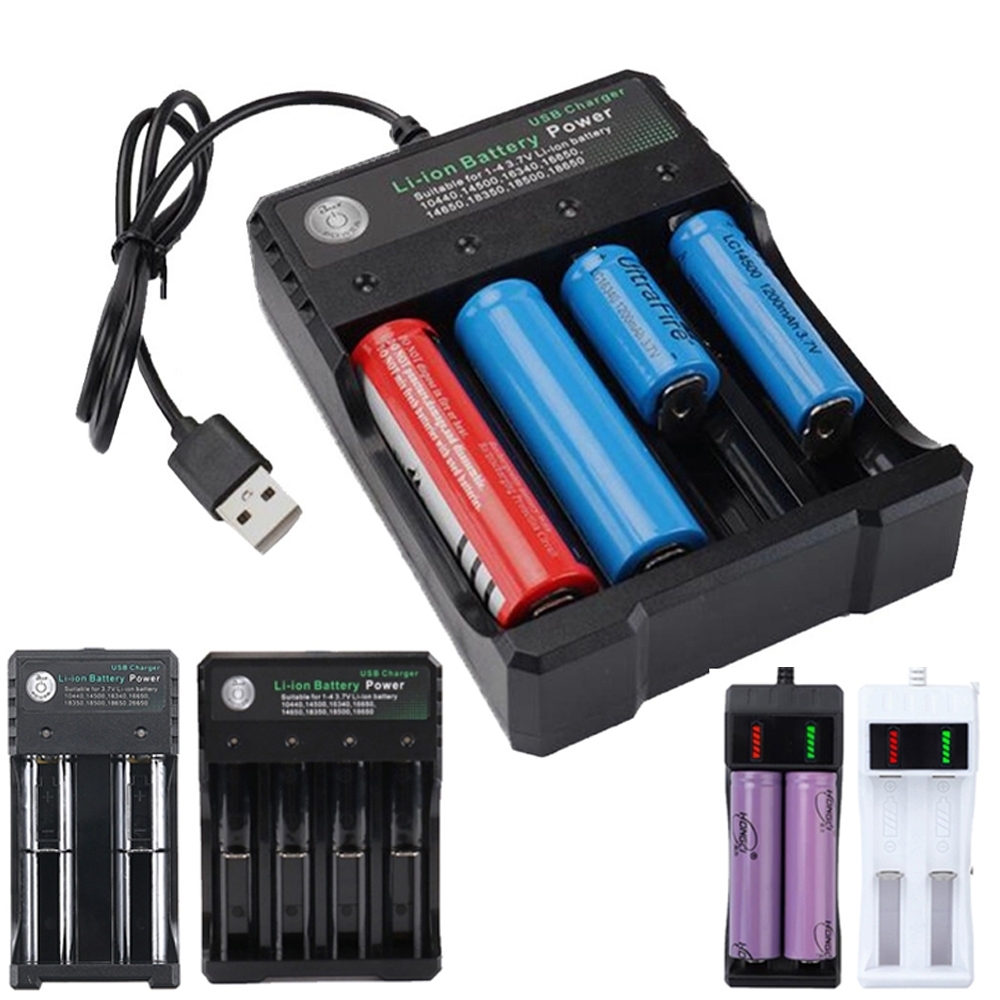 Battery Fast Charging Charger for Rechargeable LiIon Batteries 18650