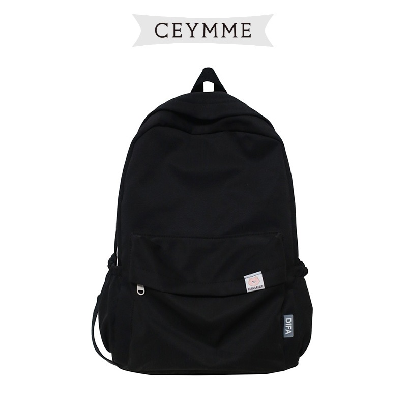 CEYMME Korean student backpack Nylon waterproof Large capacity school