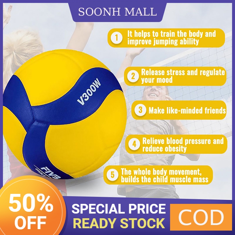 Original Volleyball Ball Mikasa V330W Size 5 Competition Training Soft