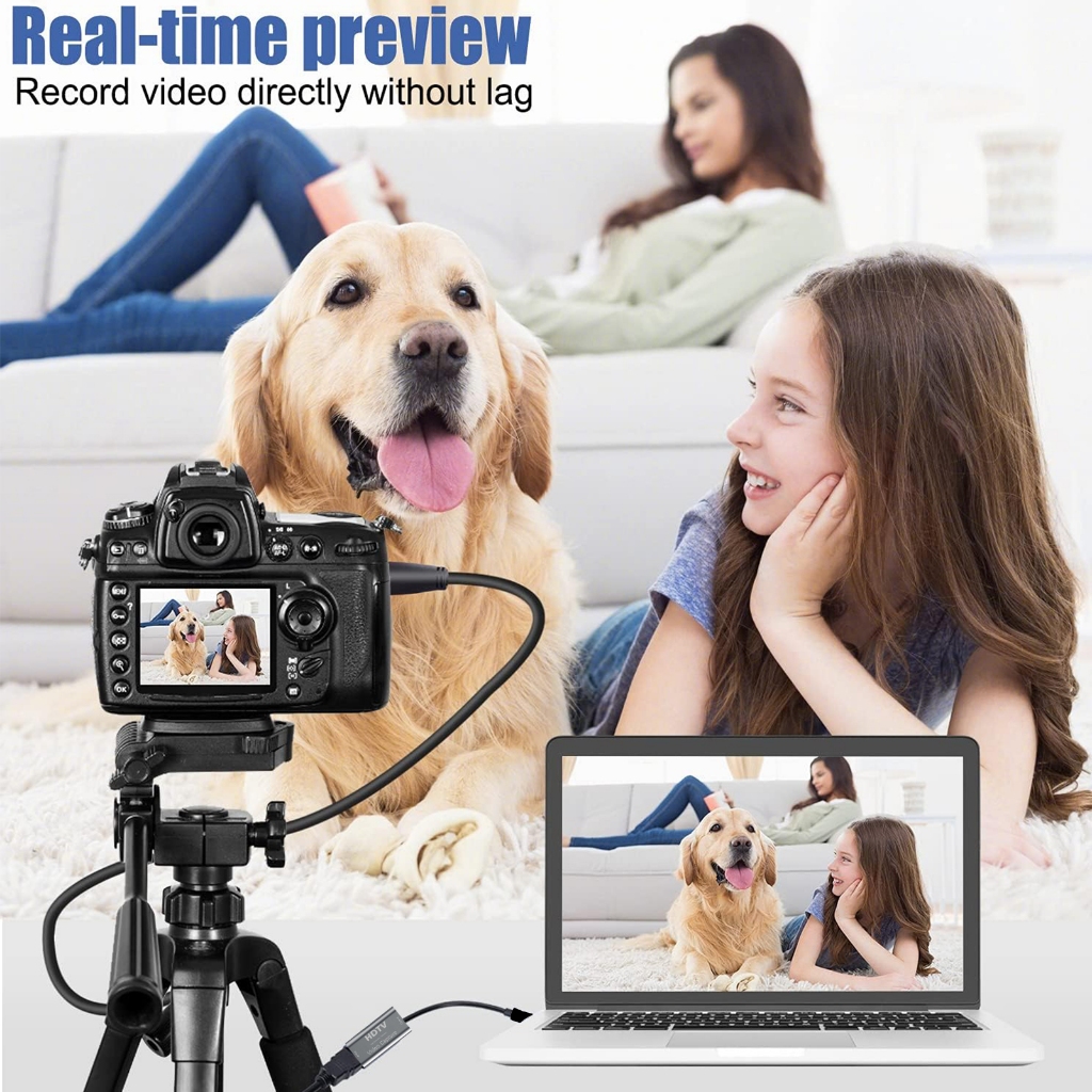 4K Video Capture Card Record Capture Device for Video Game Broadcasting ...