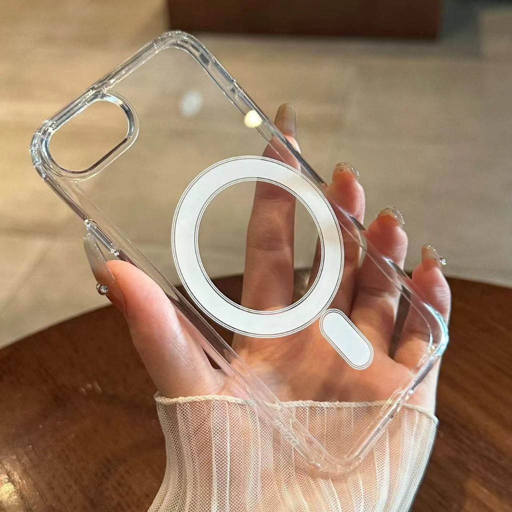 transparent shockabsorbing phone case, compatible with iPhone