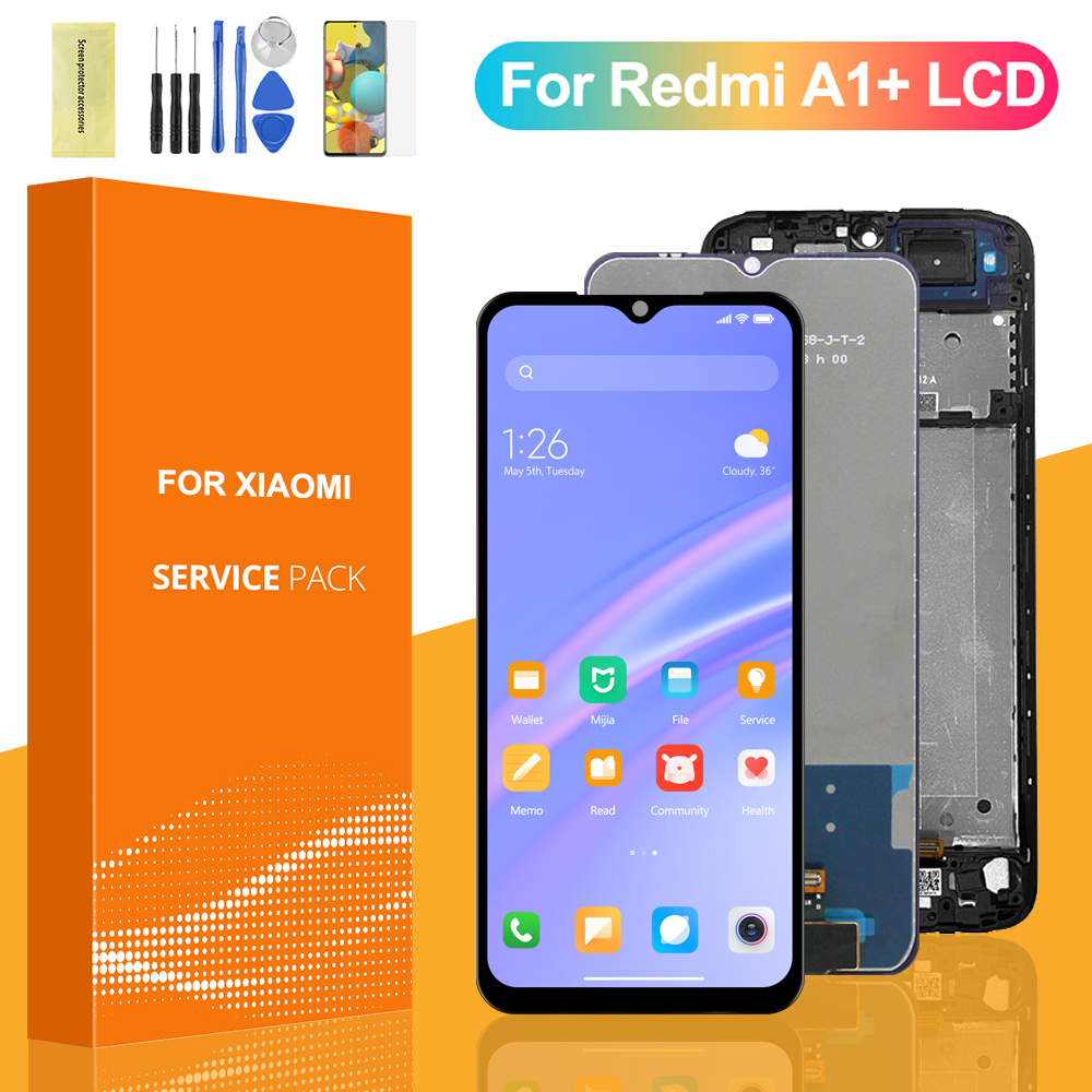 Duotipa Display LCD Display Digitizer Assembly per Xiaomi Redmi A1 Redmi A1+ Xiaomi Redmi A2 Redmi A2+ 6.52 con kit di strumenti di riparazione tecnica