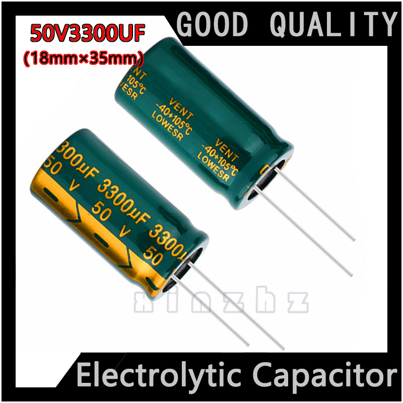 Electrolytic Capacitor 50V 3300UF New Original High Frequency Durable 