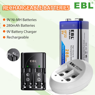 EBL 9V Rechargeable Ni-MH Battery 280mah