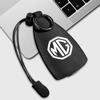 Genuine Leather Car Key Case Cover Accessorie Fog MG MorrisGarages MG3 5 6  7 TF GT